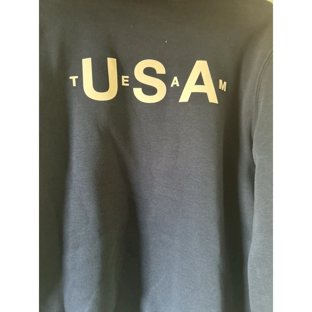 Nike USA Olympic Team Hoodie Women's Navy Blue Sz Small Sweatshirt Pockets